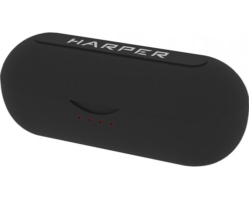 Наушники Harper HB-515 black TWS, беспроводные, вкладыши, 80-20000 Гц, 16 Ом, 96 дБ, Bluetooth/microUSB, 50 мАч, 500 мАч, черные