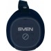 Портативная колонка Sven PS-295 blue стерео, 20 Вт, 60-20000 Гц, Bluetooth, TWS, FM-тюнер, microSD, microUSB/USB, mini jack 3.5 мм, 3000 мАч, IPX6, синяя