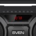 Портативная колонка Sven PS-415 Black, 12 Вт, 100-20000 Гц, Bluetooth, FM, microSD, USB, AUX, MP3, дисплей, 1500 мАч, черная