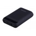 Внешний аккумулятор Harper PB-10005 black 10000 mAh, 2х USB/microUSB/USB Type-C, 2 А, 5 Вт, Li-Pol, фонарик, черный