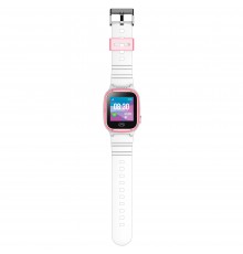 Умные часы JET KID Tiny White/Pink, детские, сенсорный экран TFT 1.2
