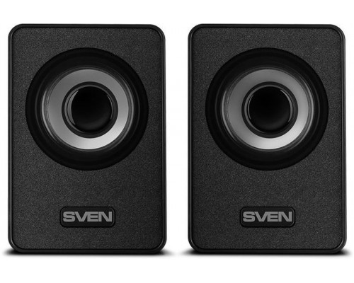 Колонки Sven 135 SV-020231 2.0, стерео, 100-20000 Гц, 6 Вт, порт USB, динамики 50 мм, цвет  черный