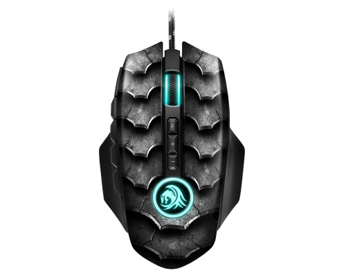 Мышь Sharkoon Drakonia II Black, оптическая, проводная, 15000 dpi, USB, подсветка RGB, цвет  черный