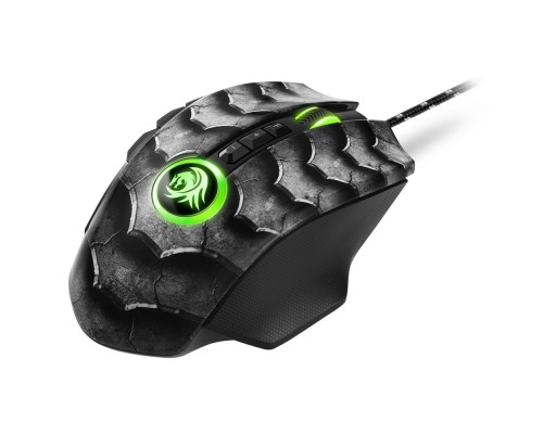 Мышь Sharkoon Drakonia II Black, оптическая, проводная, 15000 dpi, USB, подсветка RGB, цвет  черный