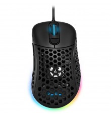 Мышь Sharkoon Light2 200 black оптическая, 16000 dpi, Pixart PMW-3389, USB, подсветка RGB, черная                                                                                                                                                         