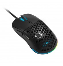 Мышь Sharkoon Light2 180 black оптическая, 12000 dpi, PixArt 3325, USB, PixArt PMW3360, RGB, черная                                                                                                                                                       