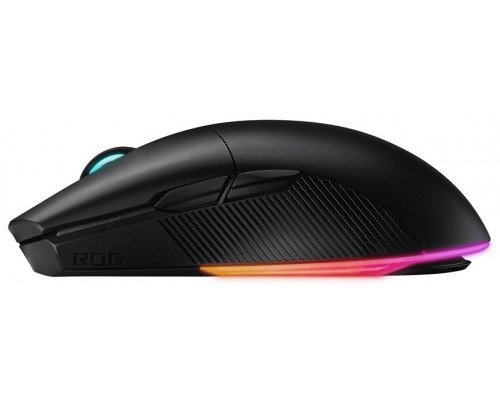 Мышь ASUS ROG Pugio II Wireless 90MP01L0-BMUA00 оптическая, беспроводная/проводная, 2.4GHz, 16000 dpi, USB, RGB подсветка, цвет  черный