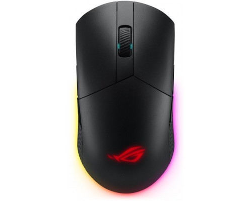 Мышь ASUS ROG Pugio II Wireless 90MP01L0-BMUA00 оптическая, беспроводная/проводная, 2.4GHz, 16000 dpi, USB, RGB подсветка, цвет  черный