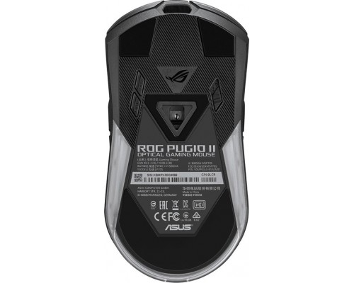 Мышь ASUS ROG Pugio II Wireless 90MP01L0-BMUA00 оптическая, беспроводная/проводная, 2.4GHz, 16000 dpi, USB, RGB подсветка, цвет  черный