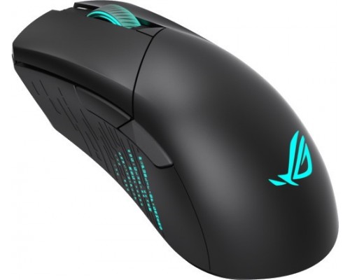 Мышь ASUS ROG Gladius III Wireless 90MP0200-BMUA00 оптическая, беспроводная/проводная, 19000 dpi, 2.4 ГГц/Bluetooth/USB, 6 кн, RGB подсветка, черная