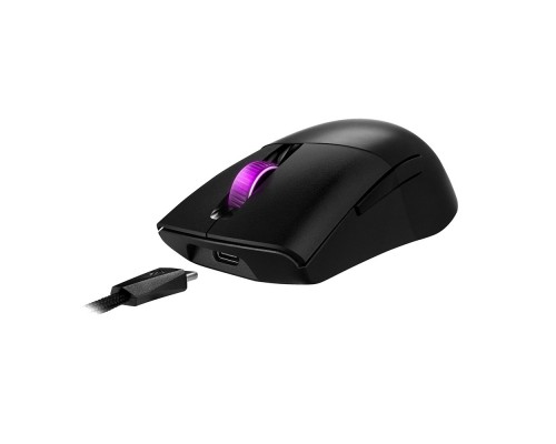 Мышь ASUS ROG Keris Wireless 90MP0230-B0UA00 оптическая, беспроводная/проводная, 16000 dpi, 2.4 ГГц/Bluetooth/USB, RGB подсветка, 7 кн, цвет  черная