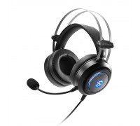Гарнитура Sharkoon Skiller SGH30 проводная, звук 7.1, 20-20000 Гц, 32 Ом, 92 дБ, USB, 40 мм, 100-10000 Гц, -56 дБ, RGB подсветка, черная                                                                                                                  