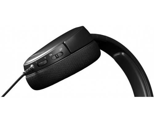 Гарнитура SteelSeries Arctis 1 SS61425 проводная, стерео, для PS, 20-20000 Гц, 32 Ом, 100 дБ, 2 х mini jack 3.5 mm, 100-10000 Гц, -38 дБ, 40 мм, черная