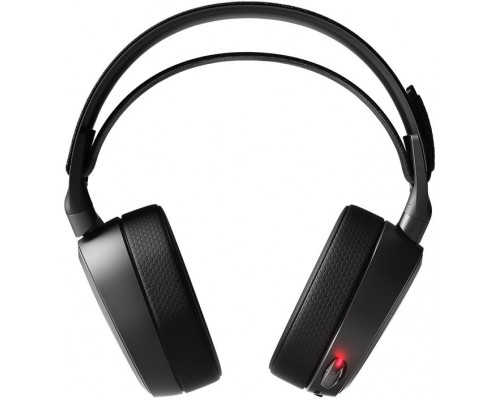 Гарнитура SteelSeries Arctis Pro Wireless black SS61473 беспроводная, 10-40000 Гц, 32 Ом, 102 дБ, 2.4 ГГц/Bluetooth/USB/mini jack 3.5 mm, 100-10000 Гц, -38 дБ, зарядная станция