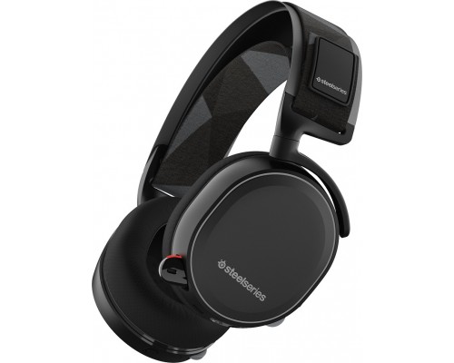 Гарнитура SteelSeries Arctis 7 black SS61505 беспроводная, стерео, 20-20000 Гц, 32 Ом, 98 дБ, 2.4 ГГц/2 х mini jack 3.5 mm, 100-6500 Гц, -38 дБ, 40 мм, черная