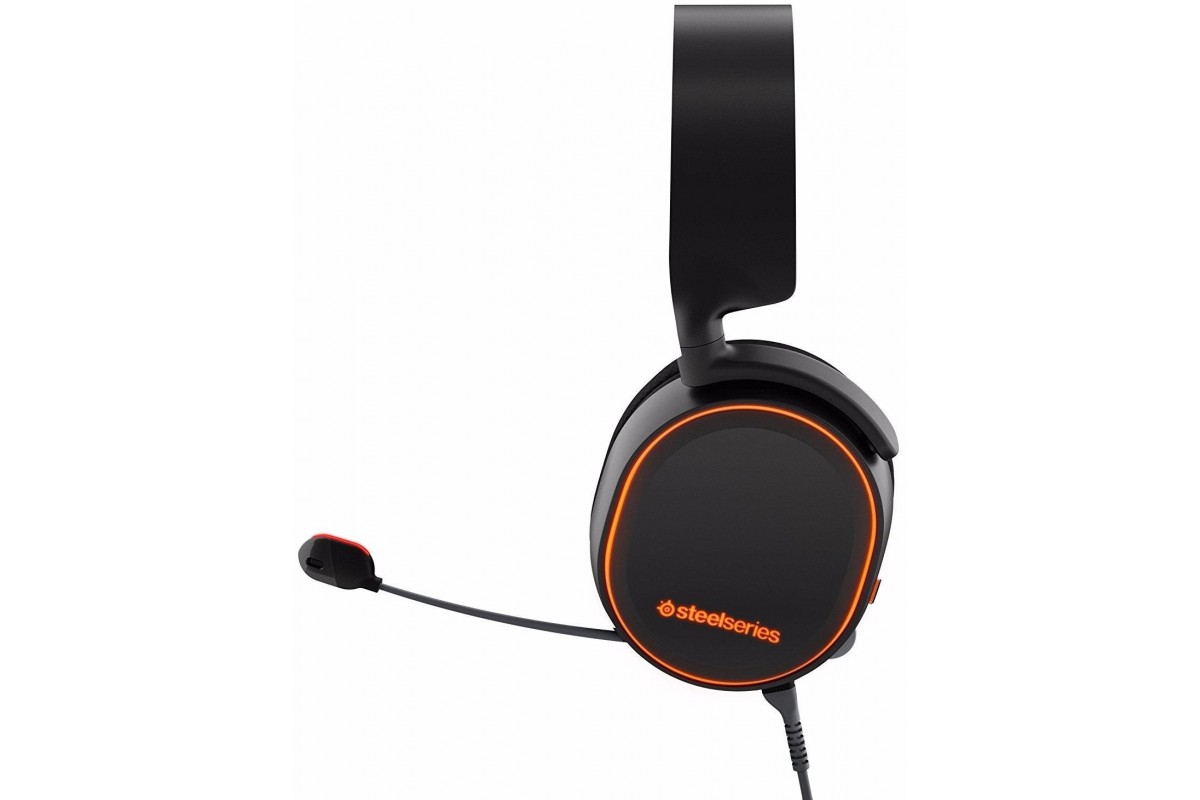 STEELSERIES SS61504 SteelSeries Arctis 5 black SS61504 7.1 20 22000 32 98 USB mini jack 3.5 mm 100 10000 48 40 RGB EAN CompaREMA.ru