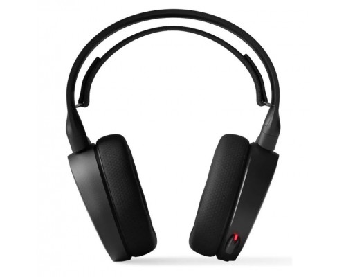 Гарнитура SteelSeries Arctis 5 black SS61504 проводная, звук 7.1, 20-22000 Гц, 32 Ом, 98 дБ,USB/mini jack 3.5 mm, 100-10000 Гц, -48 дБ, 40 мм, RGB подсветка, черная