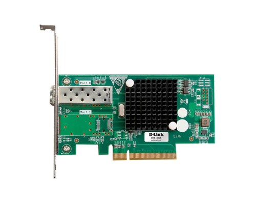 Высокопроизводительный сетевой адаптер DXE-810S/B1A  10 Gigabit Ethernet для шины PCI Express