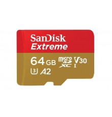 Карта памяти MICRO SDXC 64GB UHS-I W/A SDSQXA2-064G-GN6GN SANDISK                                                                                                                                                                                         