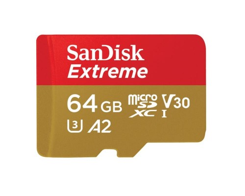 Карта памяти MICRO SDXC 64GB UHS-I W/A SDSQXA2-064G-GN6GN SANDISK