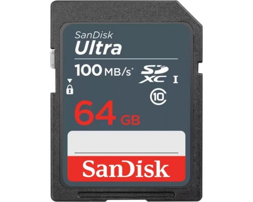 Карта памяти SDXC 64GB UHS-I SDSDUNR-064G-GN3IN SANDISK SDSDUNR-064G-GN3IN