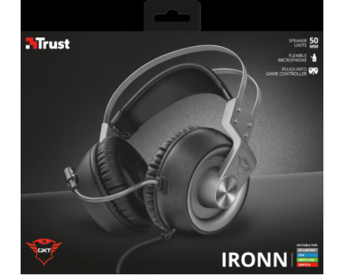 Гарнитура игровая Trust GXT430 IRONN (арт. 23209)