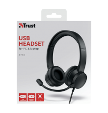 Наушники TRUST RYDO USB HEADSET (24133_T)                                                                                                                                                                                                                 