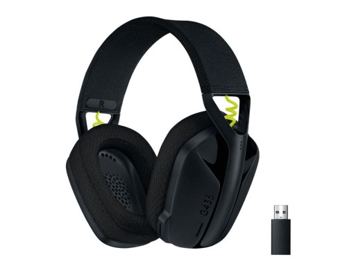 Гарнитура беспроводная игровая Logitech G435 Wireless Gaming Headset - Black (M/N: A00149, A00150)