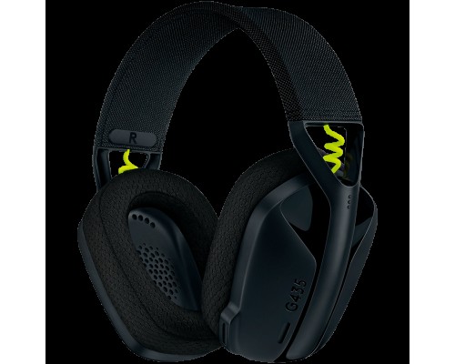 Гарнитура беспроводная игровая Logitech G435 Wireless Gaming Headset - Black (M/N: A00149, A00150)