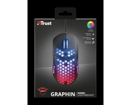 Мышь игровая облегченная с подсветкой Trust GXT960 GRAPHIN (арт. 23758)