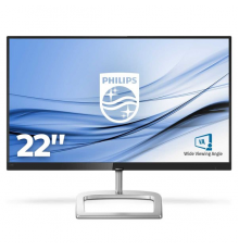 Монитор LCD 21.5'' [16:9] 1920х1080(FHD) IPS, nonGLARE, 250cd/m2, H178°/V178°, 1000:1, 20M:1, 16.7M, 5ms, VGA, HDMI, Tilt, Speakers, 2Y, Черный, Серебряный                                                                                               