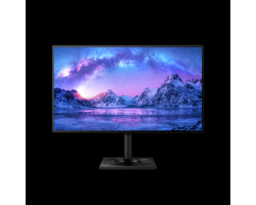 Монитор LCD 27'' [16:9] 3840x2160(UHD 4K) IPS, nonGLARE, 400cd/m2, H178°/V178°, 1300:1, 20M:1, 16.7M, 5ms, VGA, 2xHDMI, DP, USB-Hub, Tilt, 2Y, Black