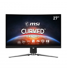 Монитор LCD 27'' MPG ARTYMIS 273CQR 16:9 2560х1440(WQHD) VA, Curved, nonGLARE, 250cd/m2, H178°/V178°, 3000:1, 100M:1, 1,07 миллиардов цветов, 1ms, 2xHDMI, DP, USB-Hub, Height adj, Swivel, Black                                                         