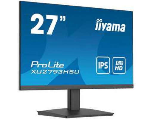 Монитор LCD 27'' [16:9] 1920х1080(FHD) IPS, nonGLARE, 300cd/m2, H178°/V178°, 1000:1, 80M:1, 16,7 миллионов цветов, 4ms, VGA, DVI, HDMI, DP, USB-Hub, Tilt, Speakers, 3Y, Black