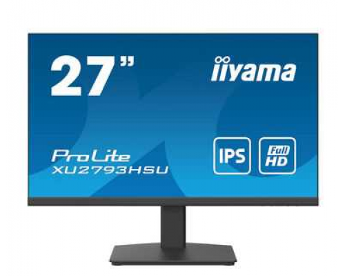 Монитор LCD 27'' [16:9] 1920х1080(FHD) IPS, nonGLARE, 300cd/m2, H178°/V178°, 1000:1, 80M:1, 16,7 миллионов цветов, 4ms, VGA, DVI, HDMI, DP, USB-Hub, Tilt, Speakers, 3Y, Black