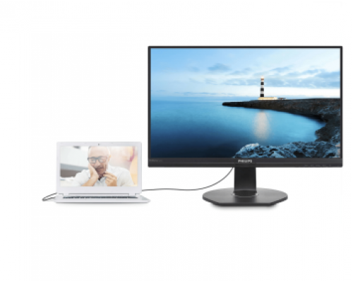 Монитор LCD 23.8'' [16:9] 1920х1080(FHD) IPS, nonGLARE, 250cd/m2, H178°/V178°, 1000:1, 20M:1, 16.7M, 5ms, VGA, HDMI, DP, USB-Hub, Height adj, Tilt, Swivel, Speakers, 3Y, Black