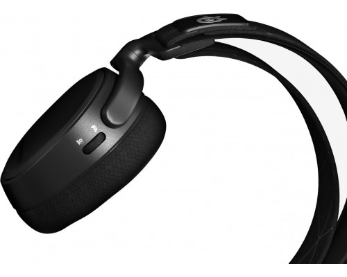 Гарнитура SteelSeries Arctis 9 Wireless black SS61484 беспроводная, Bluetooth, 20-20000 Гц, 32 Ом, 98 дБ, microUSB, 100-6500 Гц, -38 дБ, 40 мм, черная