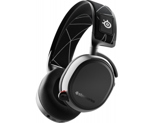 Гарнитура SteelSeries Arctis 9 Wireless black SS61484 беспроводная, Bluetooth, 20-20000 Гц, 32 Ом, 98 дБ, microUSB, 100-6500 Гц, -38 дБ, 40 мм, черная