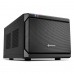 Корпус Sharkoon QB One Mini-ITX, Micro-Tower, 2x USB 2.0, 2x USB 3.0, Audio, 1x 120mm fan, без БП, сталь, черный