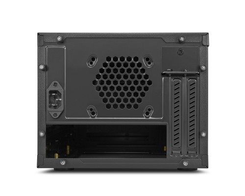 Корпус Sharkoon QB One Mini-ITX, Micro-Tower, 2x USB 2.0, 2x USB 3.0, Audio, 1x 120mm fan, без БП, сталь, черный