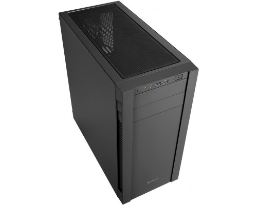 Корпус Sharkoon S25-V ATX, mATX, Mini-ITX, Midi-Tower, 2 x USB 3.0, Audio, 3 x 120mm fan, без БП, без окна, сталь, черный