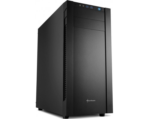 Корпус Sharkoon S25-V ATX, mATX, Mini-ITX, Midi-Tower, 2 x USB 3.0, Audio, 3 x 120mm fan, без БП, без окна, сталь, черный