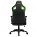 Игровое кресло Sharkoon Elbrus 2 компьютерное, до 150 кг, синтетическая кожа, металл, цвет  черный/зеленый