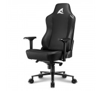Игровое кресло Sharkoon Skiller SGS40 BK компьютерное, до 150 кг, кожа PU/сталь, подлокотники 4D, черное                                                                                                                                                  