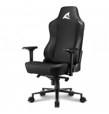 Игровое кресло Sharkoon Skiller SGS40 BK компьютерное, до 150 кг, кожа PU/сталь, подлокотники 4D, черное                                                                                                                                                  