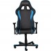 Игровое кресло DXRacer Formula OH/FE08/NB компьютерное, до 91 кг, кожа PU, металл, цвет  черный/синий