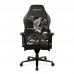 Игровое кресло DXRacer Craft CRA/D5000/NC1 Koi Fish компьютерное, до 115 кг, 4D, до 150 градусов, кожа PU, металл, цвет  черный с рисунком