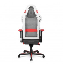 Игровое кресло DXRacer Air AIR/D7200/WRNG компьютерное, до 100 кг, 4D, до 150 градусов, кожа PU, металл, цвет  белый/серый/красный/черный                                                                                                                 