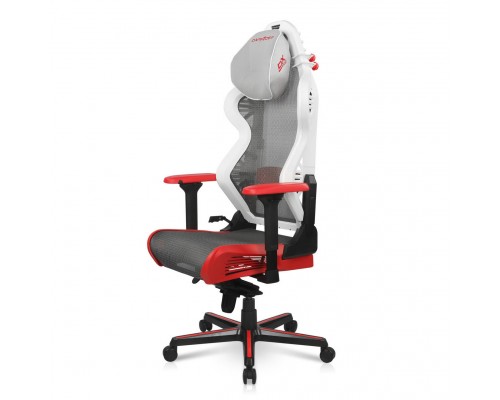 Игровое кресло DXRacer Air AIR/D7200/WRNG компьютерное, до 100 кг, 4D, до 150 градусов, кожа PU, металл, цвет  белый/серый/красный/черный