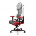 Игровое кресло DXRacer Air AIR/D7200/WRNG компьютерное, до 100 кг, 4D, до 150 градусов, кожа PU, металл, цвет  белый/серый/красный/черный